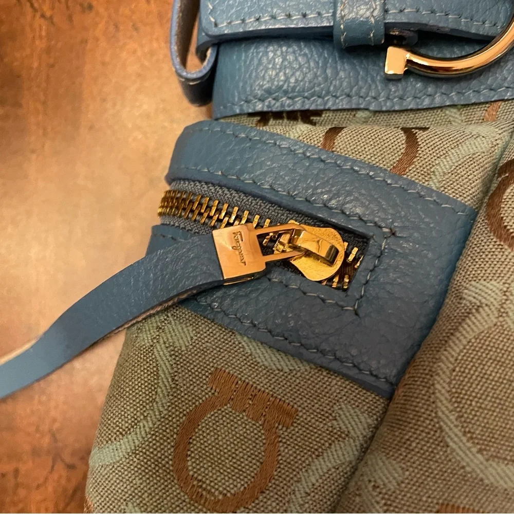 Vintage Salvatore Ferragamo Leather Shoulder Bag - Picture 3 of 12